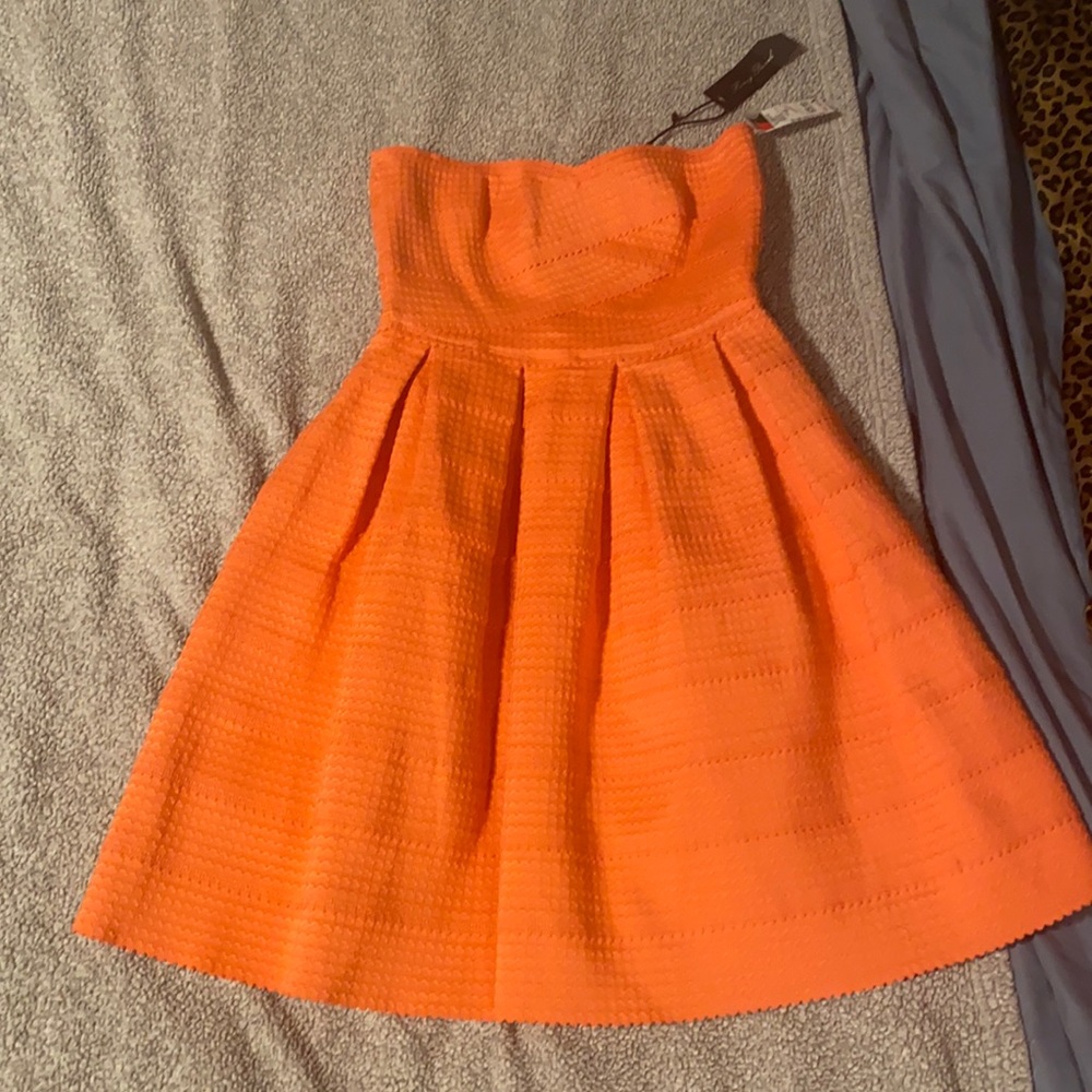Salmon brand new mini dress